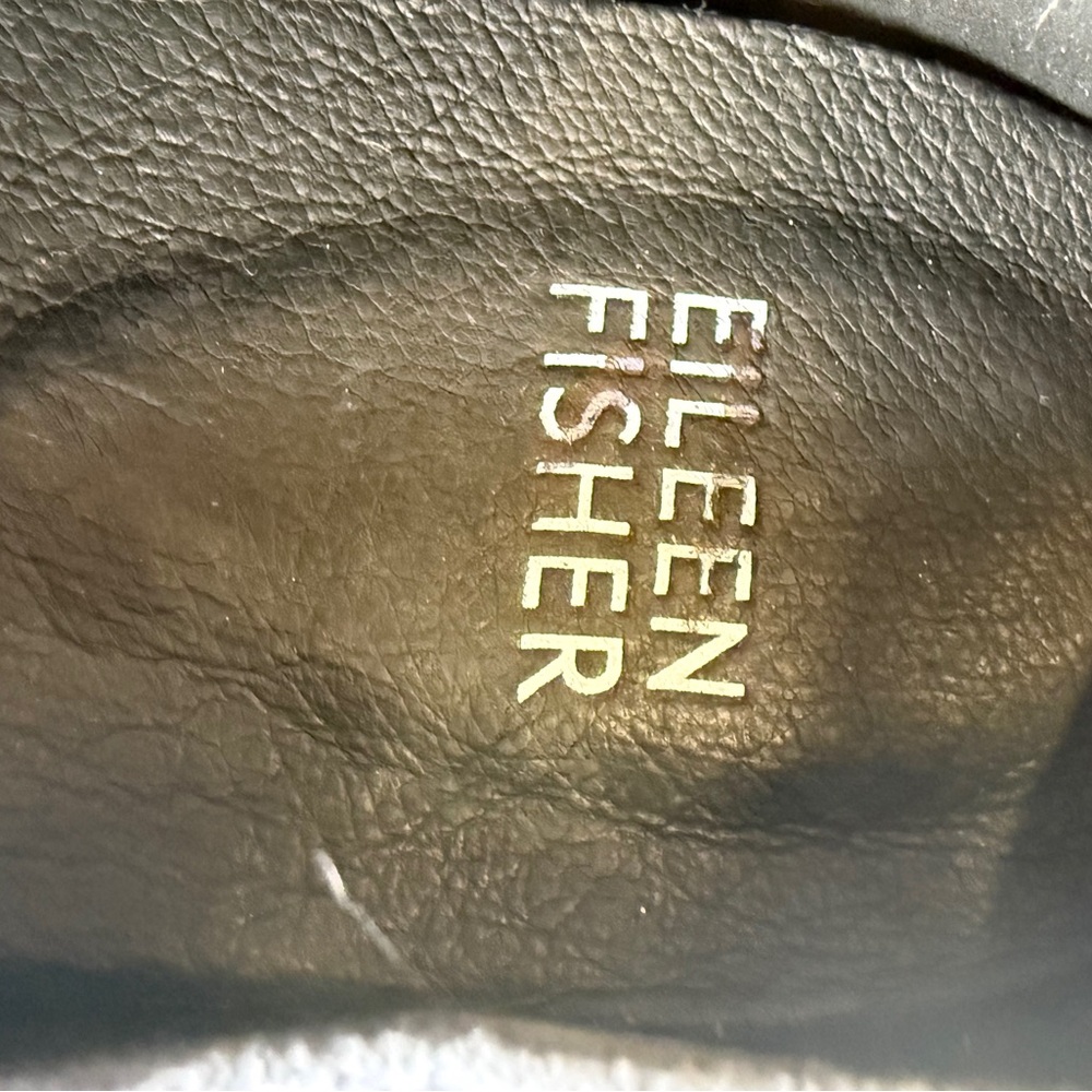 Eileen Fisher Shoes Size 5 Navy Suede Flats Ballet Comfy - Picture 8 of 8